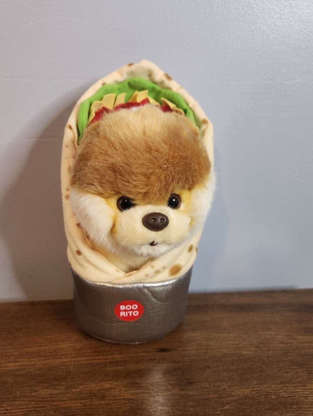 Gund Dog Boo-Rito Burrito "Boo The World's Cutest Dog" Puppy Stuffed Animal Plus